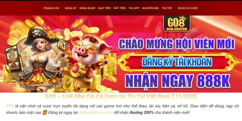 Lưu ý chỉ truy cập link Vào GO8 Chính thức duy nhất - dangnhap-go88club.top
